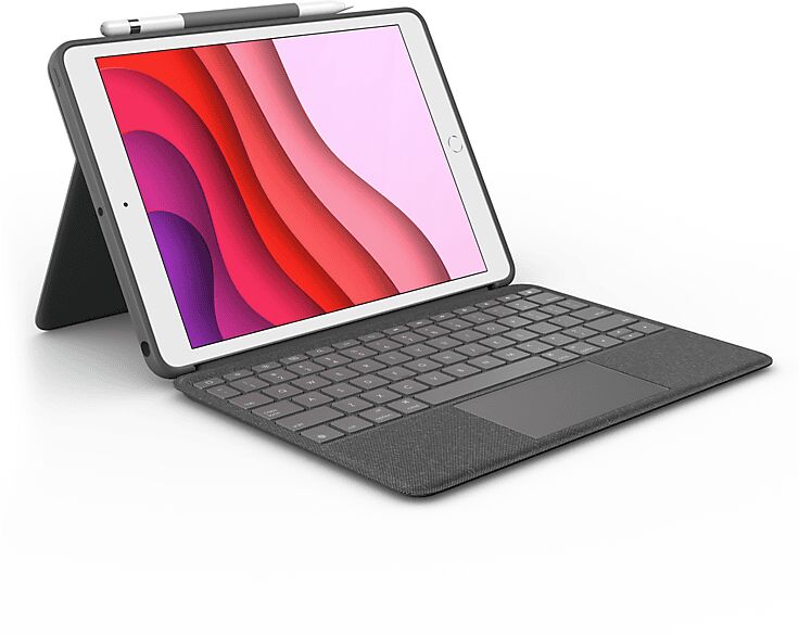 logitech custodia con tastiera  combo touch ipad 7-8-9 ge