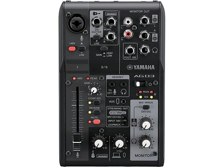 Yamaha Mixer USB  AG03MK2B