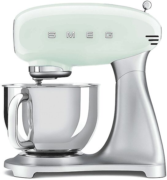 SMEG SMF02PGEU IMPASTATRICE PLANETARIA, 800 W, capacità ciotola 4,8 l, Verde Pastello