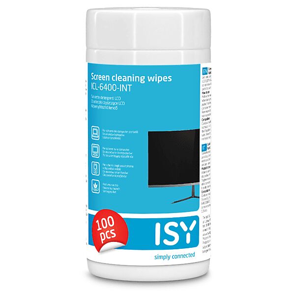 isy salviettine  salviet lcd/plas/led100pz