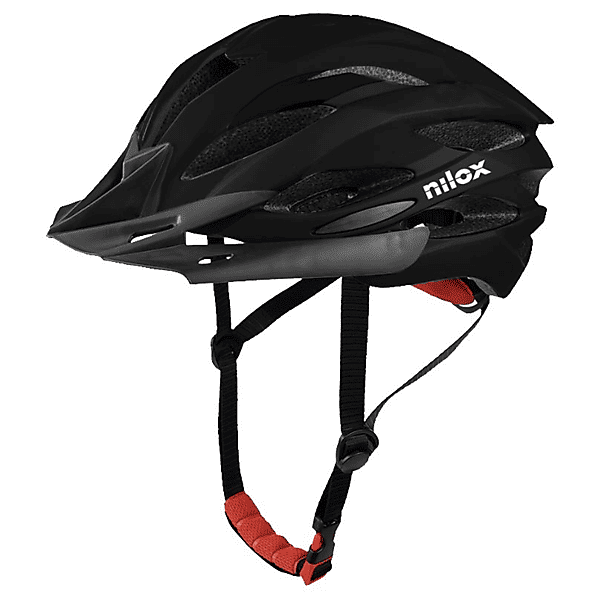 nilox casco bicicletta  helmet adult black light