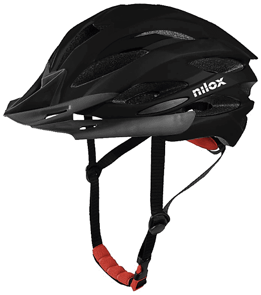 nilox casco bicicletta  helmet adult black light