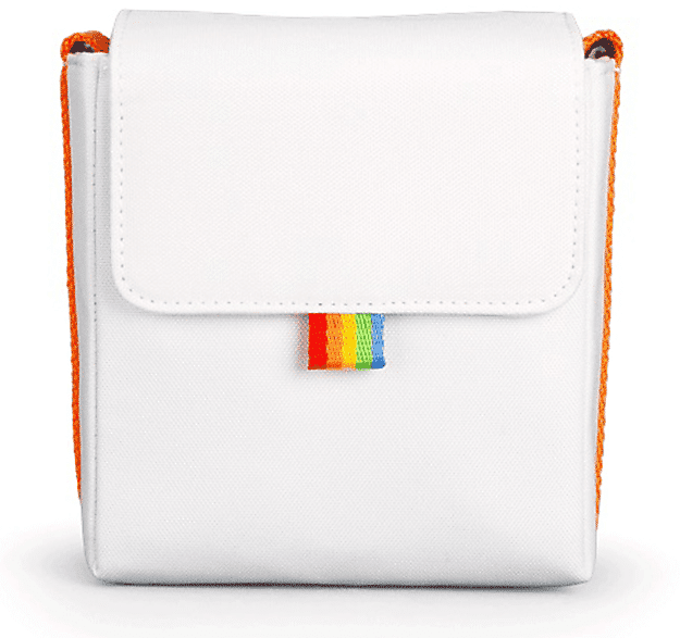 polaroid custodia  now bag - white & orange