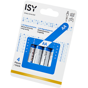 ISY BATTERIA  Alcaline AA LR06 4pz