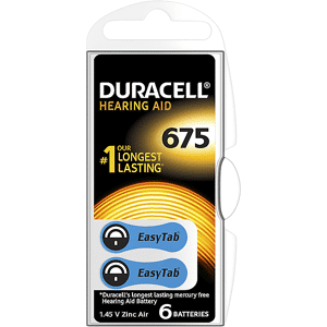 Duracell BATTERIE  EASY TAB 675