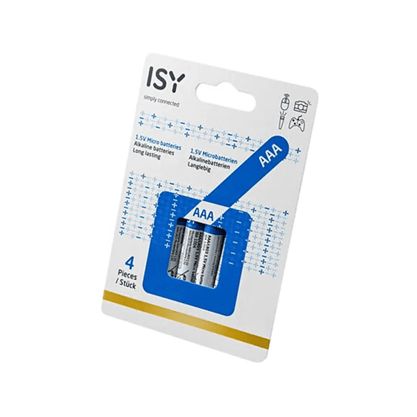 isy batteria  alcaline aaa lr03 4pz