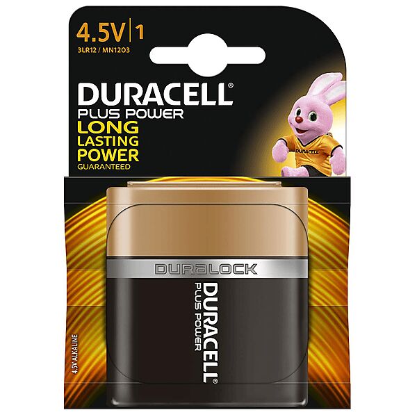 duracell batterie  plus power 4.5v