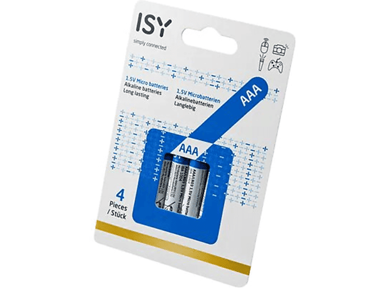 ISY BATTERIA  Alcaline AAA LR03 4pz