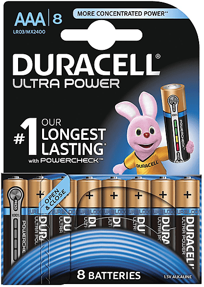 Duracell BATTERIE  ULTRA POWER MINISTILO B8