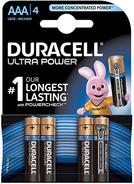 Duracell BATTERIE  ULTRA POWER MINISTILO B4