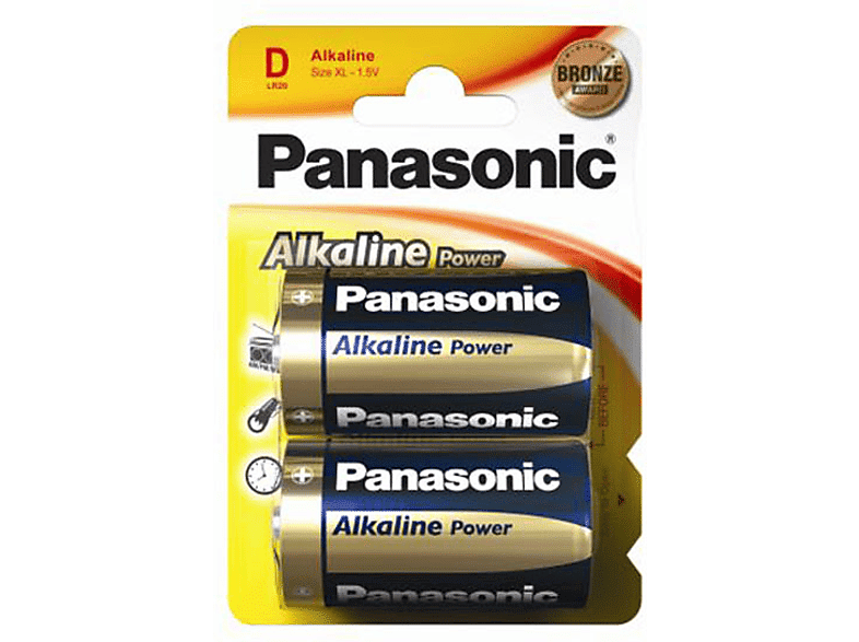 Panasonic BATTERIE  ALAKALINE POWER 2LR20