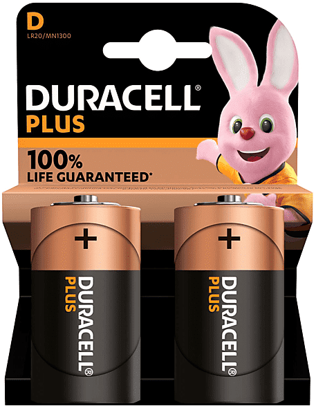 Duracell BATTERIE  PLUS 100 D B2