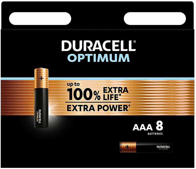 Duracell BATTERIE  OPTIMUM AAA B8