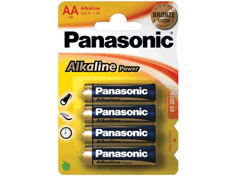 Panasonic BATTERIE ALKALINE POWER LR6AP/4BP