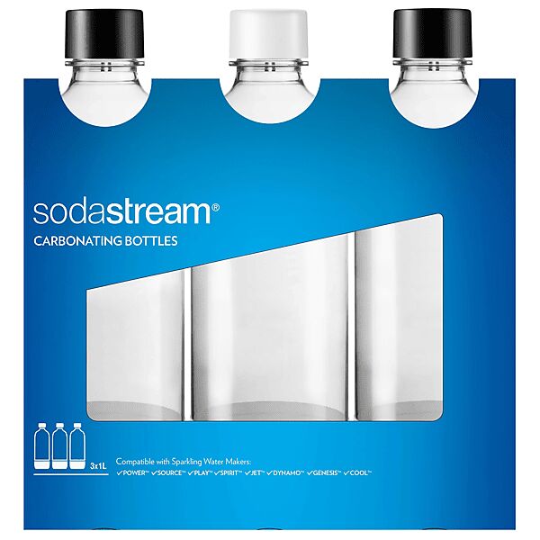 sodastream kit bottiglie  bott in pastica tri pack