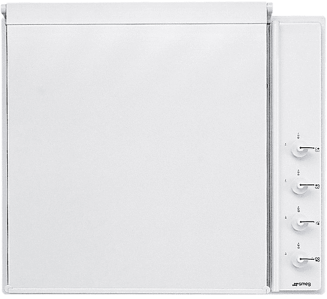 smeg coperchio per piani di cottura con comandi laterali, 60 cm  7520eb