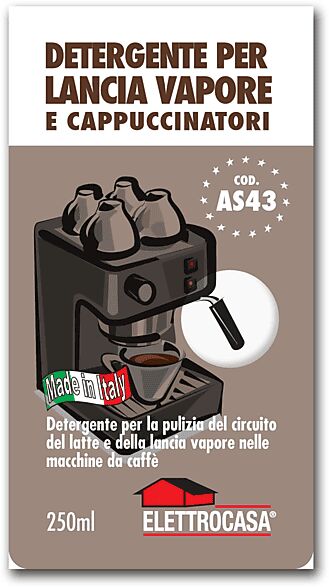 elettrocasa detergente per lancia vapore e cappuccinatori  as 43