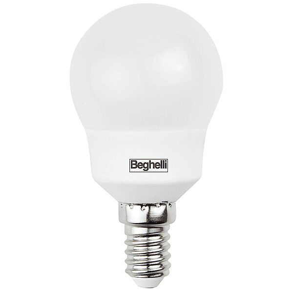 beghelli lampadina led  superled sfera 7we14 6.5k