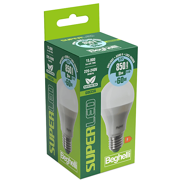 beghelli lampadina led  superled goccia 9we276k5