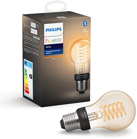 philips lampadina  white filament a60 7w