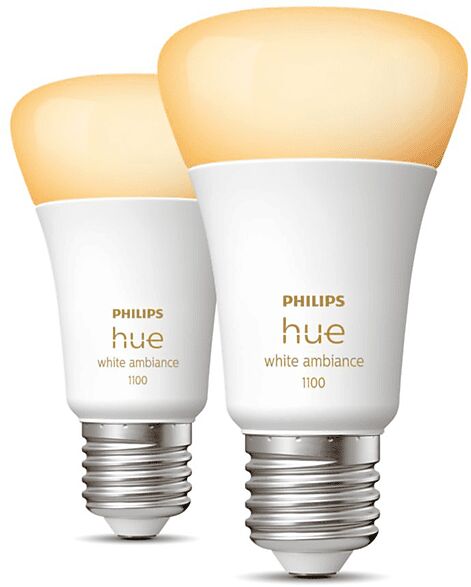 philips lampadina led  hue white amb 2x e27 8w