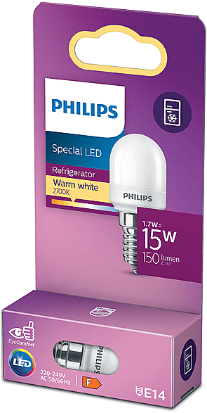 philips lampadina led  lampadina tubolare frigo