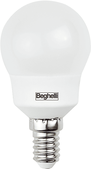 Beghelli LAMPADINA LED  SUPERLED SFERA 7WE14 3K