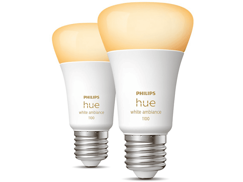 Philips LAMPADINA LED  Hue White Amb 2x E27 8W