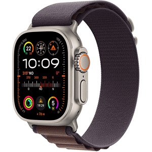 Apple Watch Ultra 2 GPS + Cellular, Cassa 49 mm in titanio con Alpine Loop indaco - Large