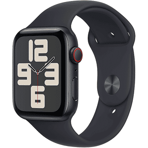 Apple Watch SE GPS + Cellular, Cassa 44 mm in alluminio mezzanotte con Cinturino Sport - M/L 2023