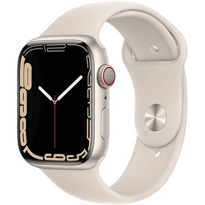 Apple Watch Series 7 GPS+Cellular 45mm in acciaio argento - Sport galassia