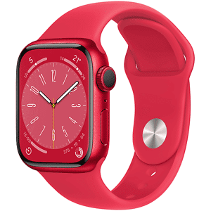 Apple Watch Series 8 GPS + Cellular 41mm Cassa in alluminio (PRODUCT)RED con Cinturino Sport - Regular