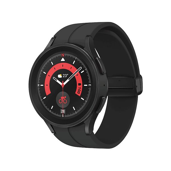samsung smartwatch  galaxy watch5 pro 45mm, black titanium