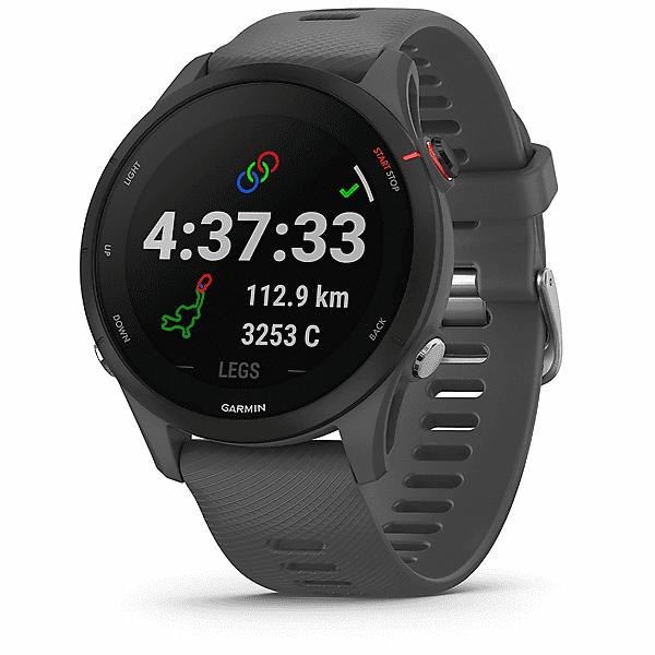 garmin sportwatch  forerunner 255, grigio scuro