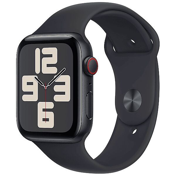 apple watch se gps, cassa 44 mm in alluminio mezzanotte con cinturino sport - m/l 2023