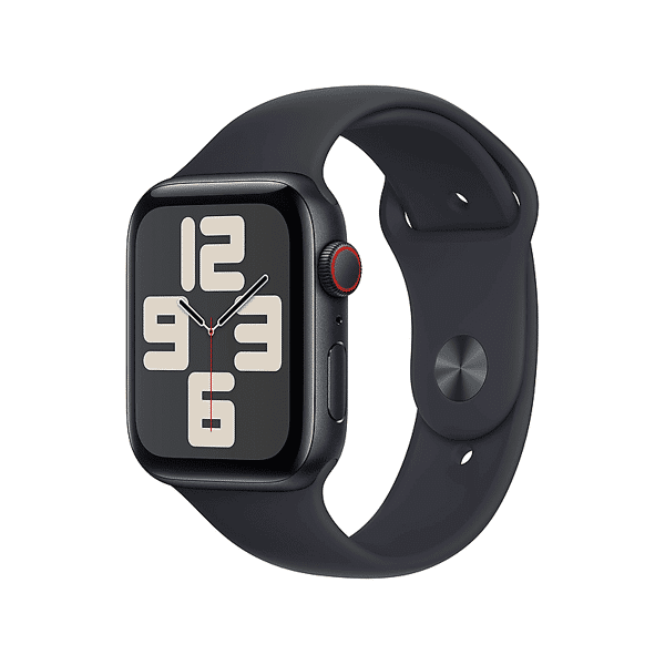 apple watch se gps + cellular, cassa 44 mm in alluminio mezzanotte con cinturino sport - m/l 2023