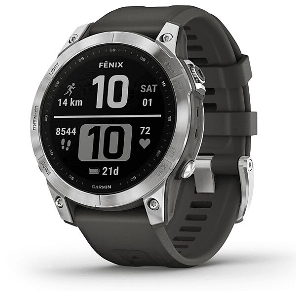 garmin smartwatch  fenix 7 , silver graphite