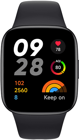 xiaomi smartwatch  redmi watch 3 , black