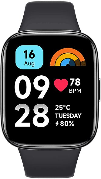 xiaomi smartwatch  redmi watch 3 active, black