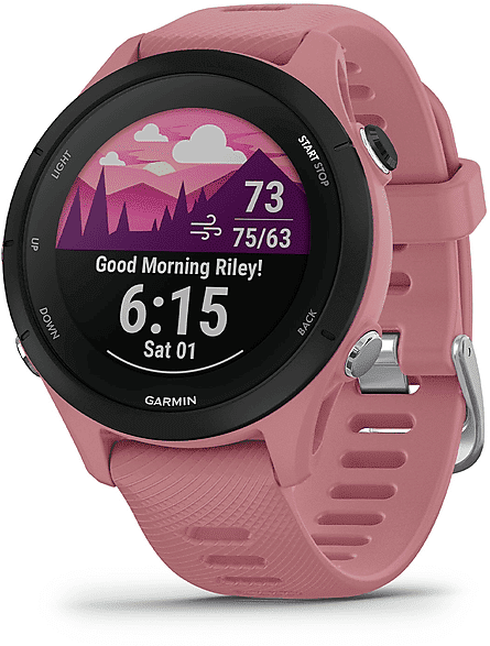 garmin sportwatch  forerunner 255s, rosa