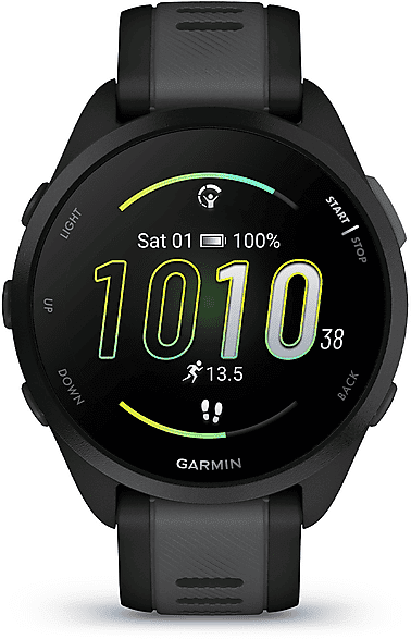 garmin smartwatch  forerunner 165, black/slate grey