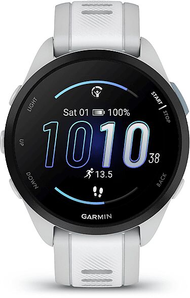 garmin smartwatch  forerunner 165, mist grey/whitestone