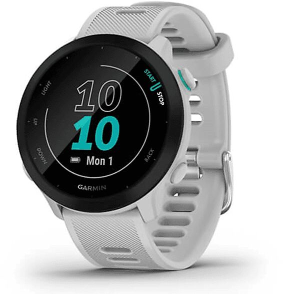 garmin sportwatch  forerunner 55, whitestone