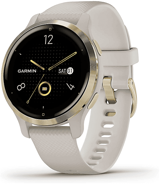 garmin smartwatch  venu 2s, tundra/champagne