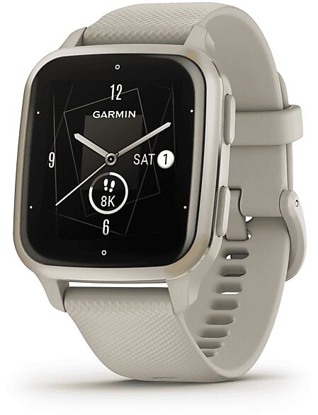 garmin smartwatch  venu sq 2 music, french gray