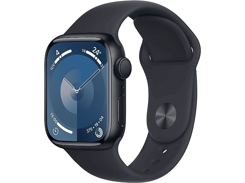 Apple Watch Series 9 GPS Cassa 41 mm in alluminio mezzanotte con Cinturino Sport - S/M