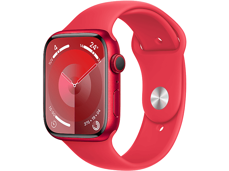 Apple Watch Series 9 GPS Cassa 45 mm in alluminio (PRODUCT)RED con Cinturino Sport - M/L