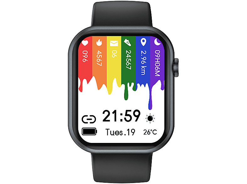 CELLY SMARTWATCH  TRAINER , Nero