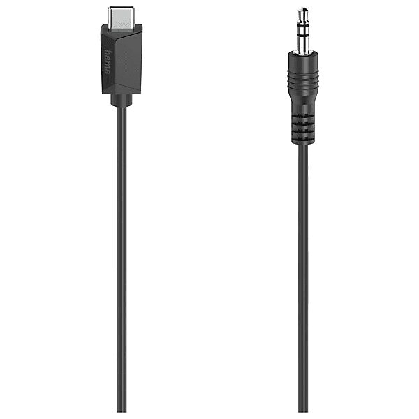 hama cavo usb type c maschio / jack 3.5 mm maschio, stereo, 0.75 m