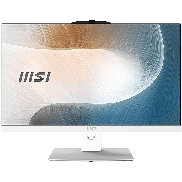 msi modern am242tp 12m-641it aio, 23,8 pollici, intel® core i5 1235u, 16 gb, 512 gb ssd, white